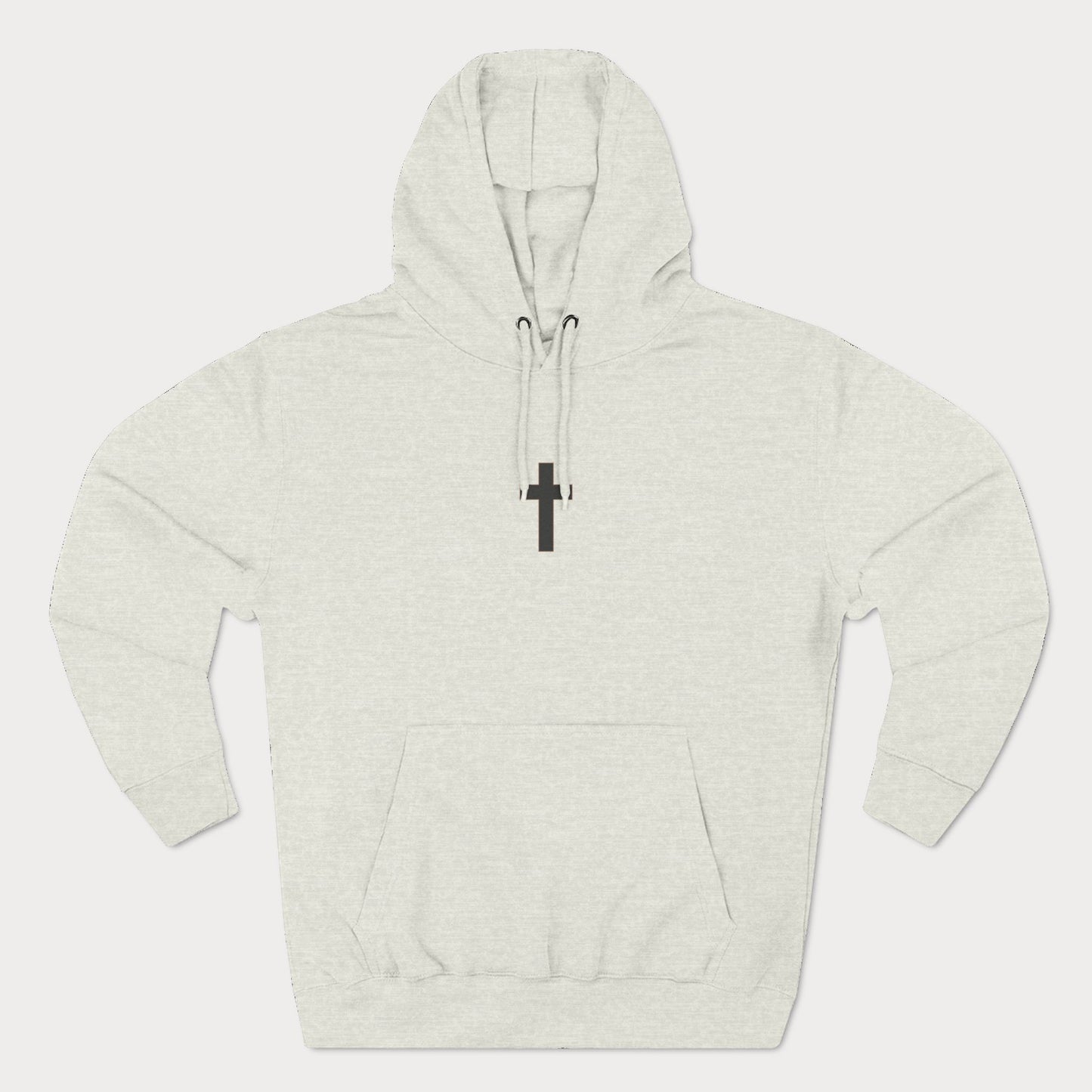 Christian Cross Fleece Hoodie Pullover