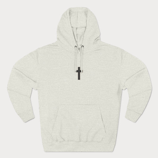 Christian Cross Fleece Hoodie Pullover