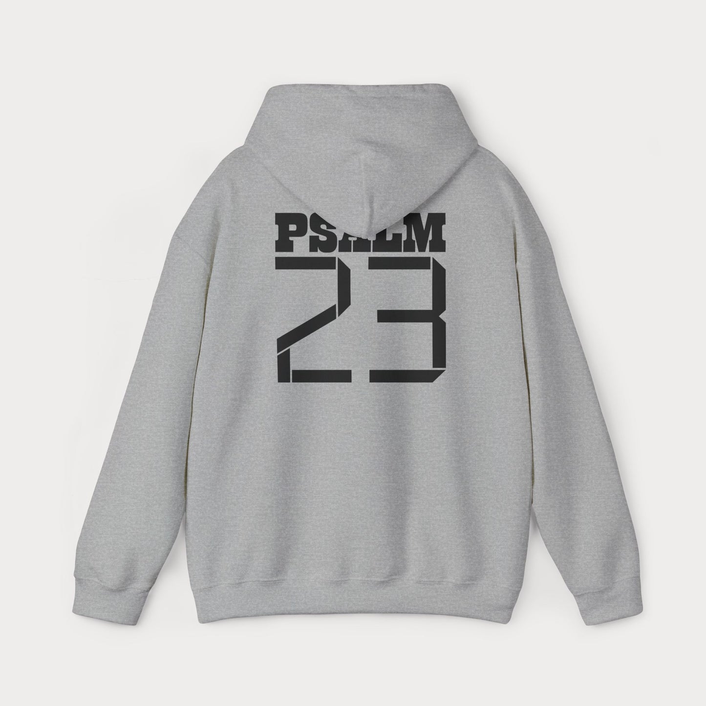 Psalm 23 Christian Hoodie – Minimalist Sheep DTG Faith Hoodie | Faith In Love