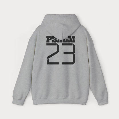 Psalm 23 Christian Hoodie – Minimalist Sheep DTG Faith Hoodie | Faith In Love