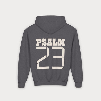 Psalm 23 Youth Hoodie – Faith-Based Kids Sweatshirt