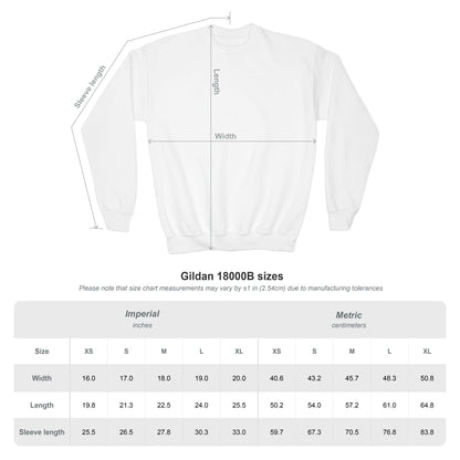 Child of God Kids Christian Sweatshirt | 2 Corinthians 6:18 | Youth Crewneck
