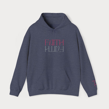 Faith Embroidered Christian Hoodie | Premium Sparkle Script Unisex Pullover