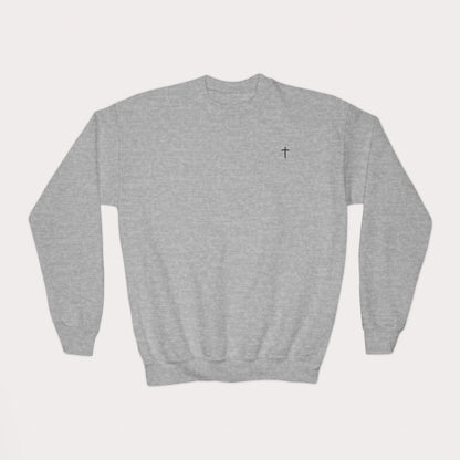 Child of God Kids Christian Sweatshirt | 2 Corinthians 6:18 | Youth Crewneck