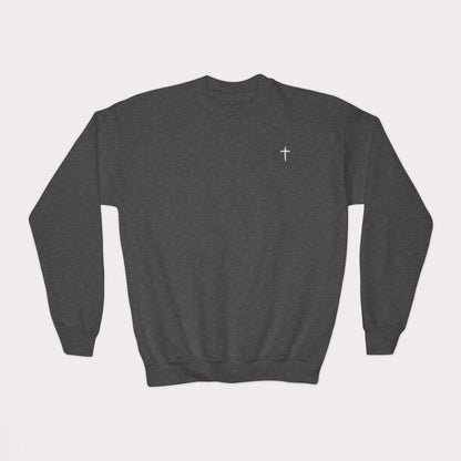 Child of God Kids Christian Sweatshirt | 2 Corinthians 6:18 | Youth Crewneck