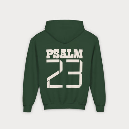 Psalm 23 Youth Hoodie – Faith-Based Kids Sweatshirt