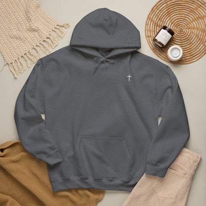 Believe Cross Hoodie — Minimal Christian Faith Sweatshirt