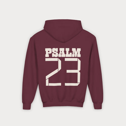 Psalm 23 Youth Hoodie – Faith-Based Kids Sweatshirt