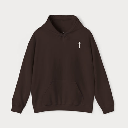 Need Prayer? Tap My Shoulder Christian Hoodie | Premium Unisex Pullover with Cross