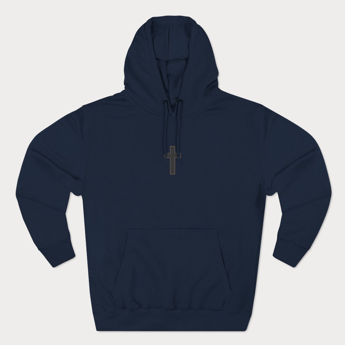 Christian Cross Fleece Hoodie Pullover