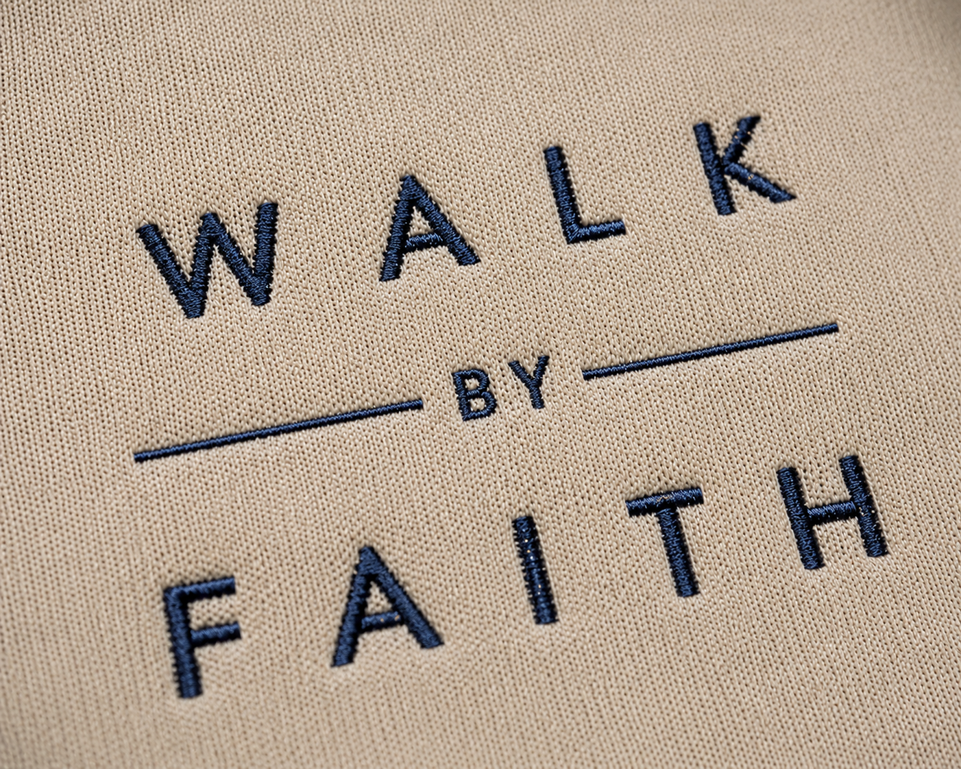 Walk by Faith Embroidered Christian Crewneck Sweatshirt | Premium Unisex Pullover