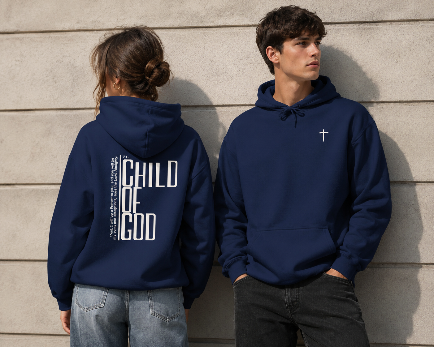 Child of God Christian Hoodie | Minimalist Faith Hoodie
