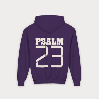 Psalm 23 Youth Hoodie – Faith-Based Kids Sweatshirt