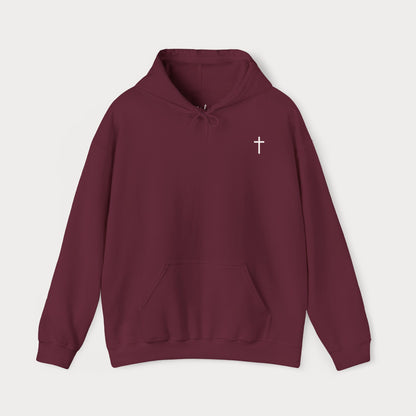 Need Prayer? Tap My Shoulder Christian Hoodie | Premium Unisex Pullover with Cross