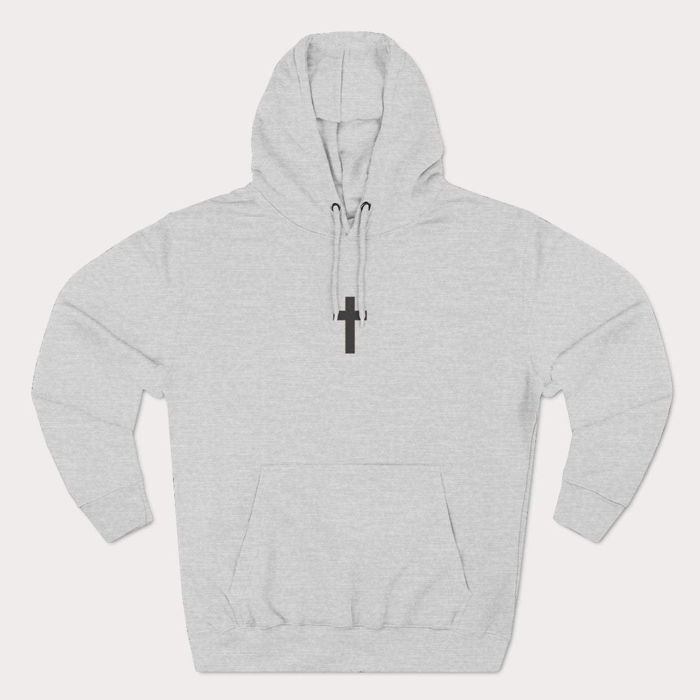 Christian Cross Fleece Hoodie Pullover