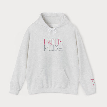 Faith Embroidered Christian Hoodie | Premium Sparkle Script Unisex Pullover