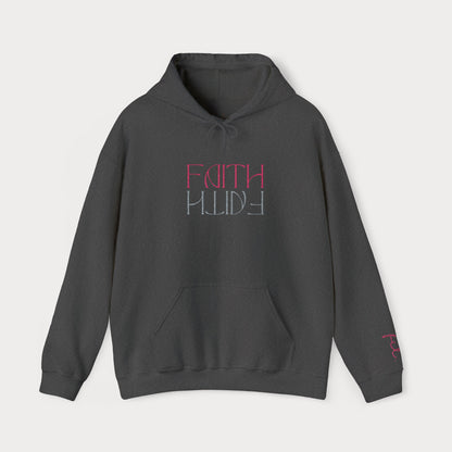 Faith Embroidered Christian Hoodie | Premium Sparkle Script Unisex Pullover