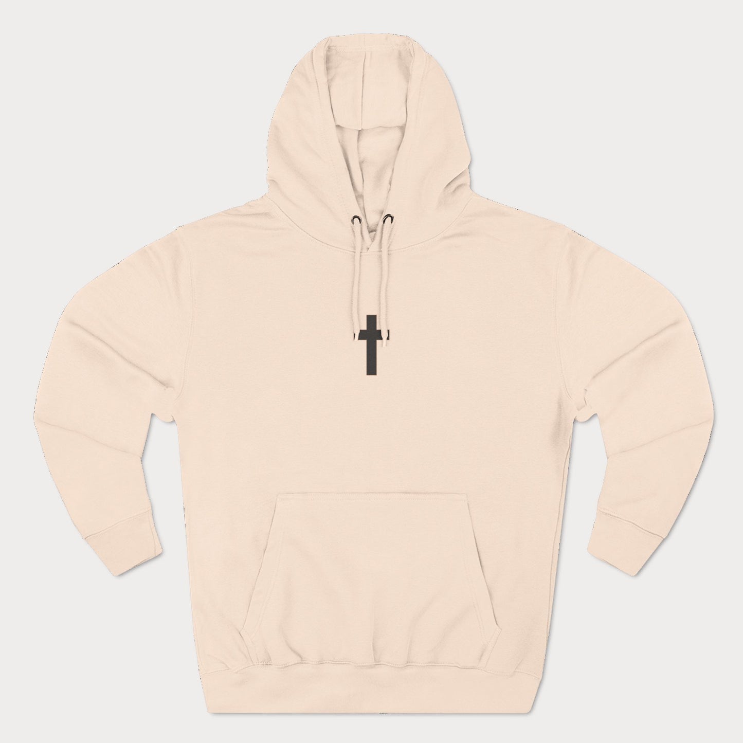 Christian Cross Fleece Hoodie Pullover