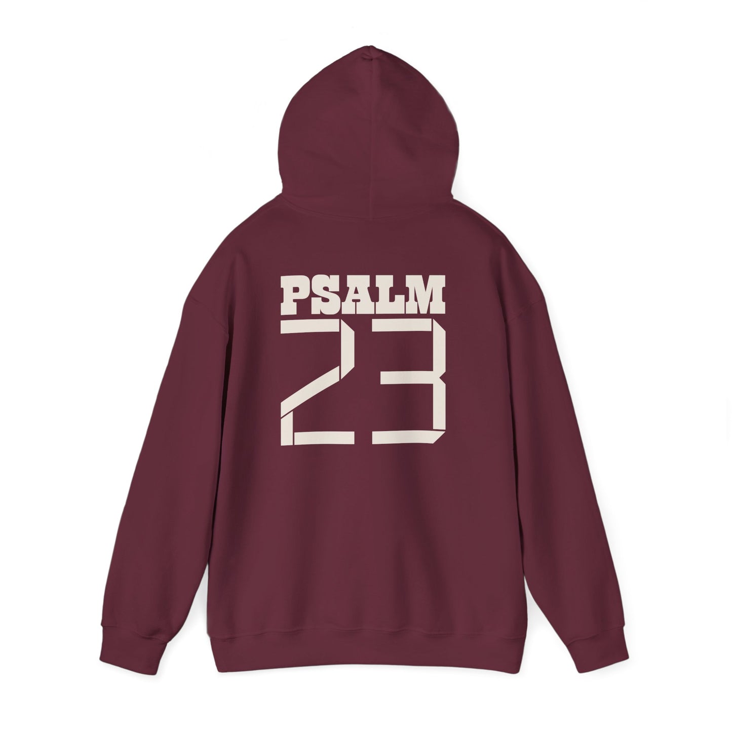 Psalm 23 Christian Hoodie – Minimalist Sheep DTG Faith Hoodie | Faith In Love