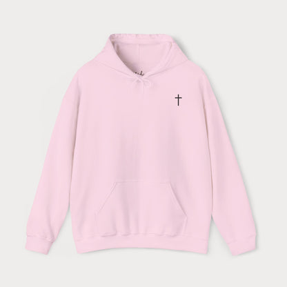 Need Prayer? Tap My Shoulder Christian Hoodie | Premium Unisex Pullover with Cross