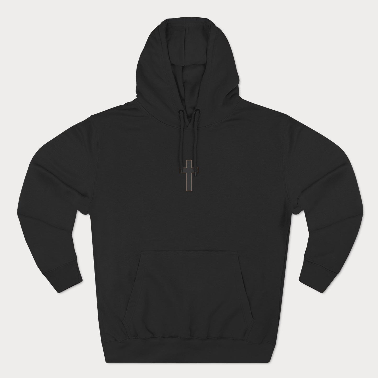 Christian Cross Fleece Hoodie Pullover